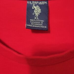 Us polo assn xl shirt with pocket true red gently used